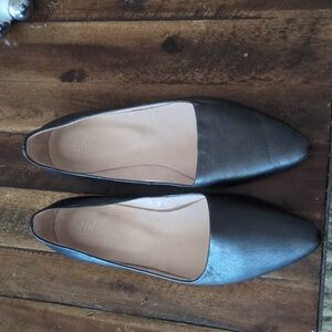 J Jill Black Pointy Toe Flats 7.5